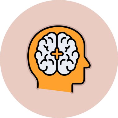 İnsan beyninin sembolü olan beyin..