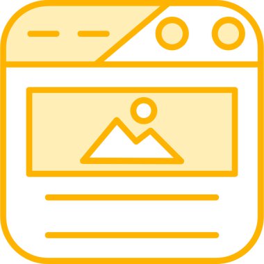 Dosya taslağı biçiminde tarayıcı penceresi internet simgesi