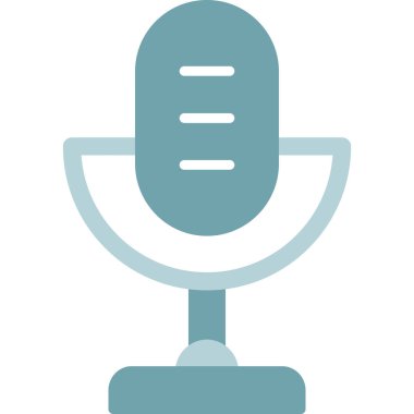 Ses mikrofon vektör simgesi