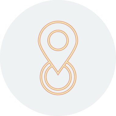 pin simgesi vektör illüstrasyonu