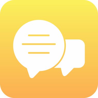 konuşma kabarcığı vektör çizimi