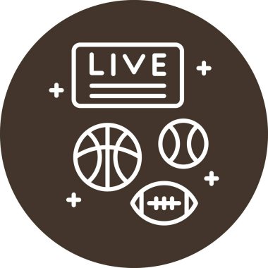 Basketbol. Web simgesi basit illüstrasyon