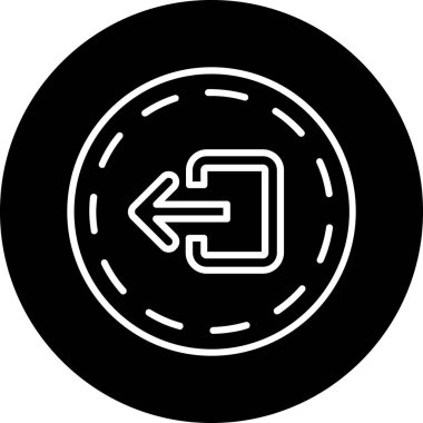 Ok. Web simgesi basit illüstrasyon