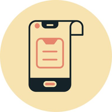 cep telefonu ikonu vektör illüstrasyonu