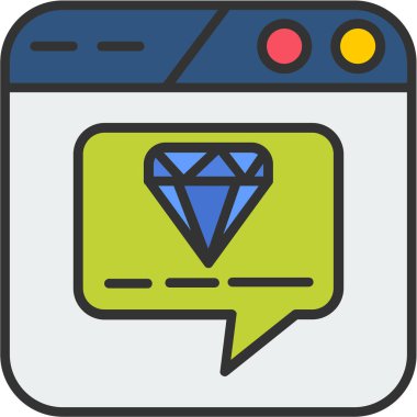 seo modern simgesinin vektör illüstrasyonu