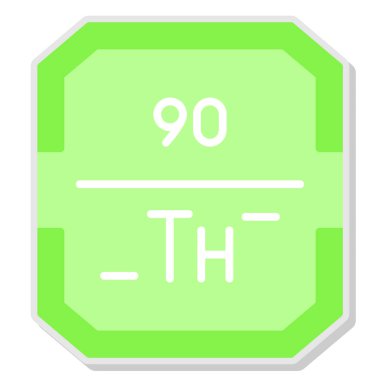 Beyaz arkaplanda bir simge ve yeşil-beyaz işareti