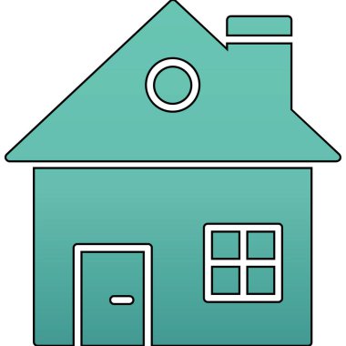 ev simgesi vektör illüstrasyonu