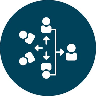 şebeke. Web simgesi basit illüstrasyon