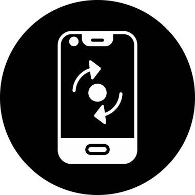 - Telefon. Web simgesi basit illüstrasyon