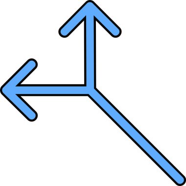 ok yönü simgesi doldurulmuş - taslak biçimi