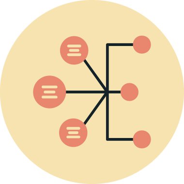 şebeke. Web simgesi basit illüstrasyon