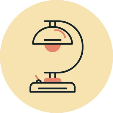Lamba. Web simgesi basit illüstrasyon