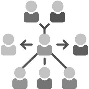 iş insanları grup simgesi katı bir şekilde