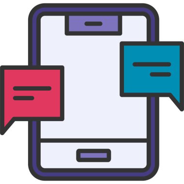 Cep telefonu. Basit resimleme