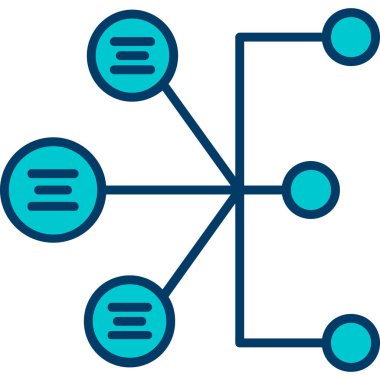 ağ bağlantı vektörü simgesi
