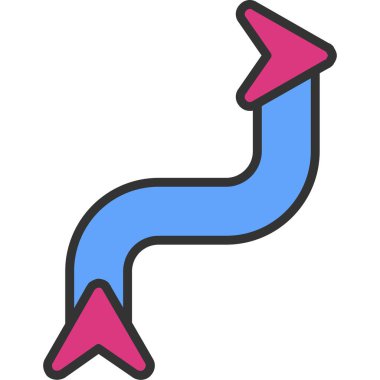 ok simgesinin vektör illüstrasyonu