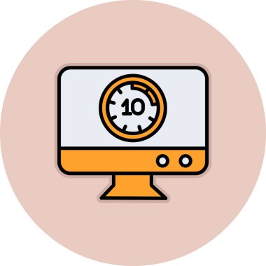 Bilgisayar monitörü simgesi, özet biçimi