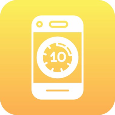 akıllı saat simgesi vektörü arkaplanda izole edildi