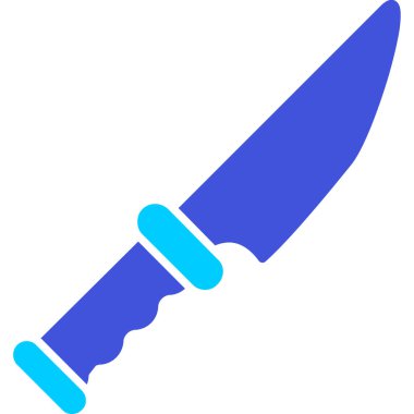 Bıçak. Web simgesi basit illüstrasyon