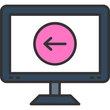 izleyici ikon vektör illüstrasyonu