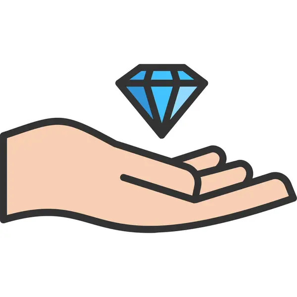 Web ve mobil uygulama tasarımınız için beyaz arkaplanda elmas simge vektörü izole edildi, elmas logo konsepti