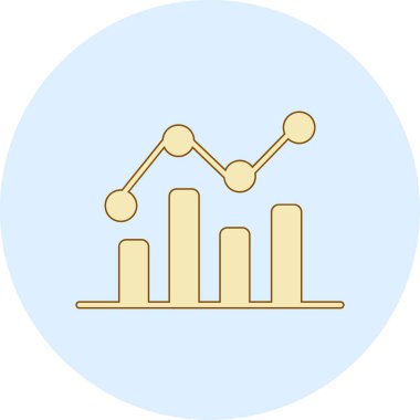 grafik ikonu vektör illüstrasyonu