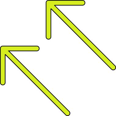 yön ok işareti, vektör illüstrasyonu