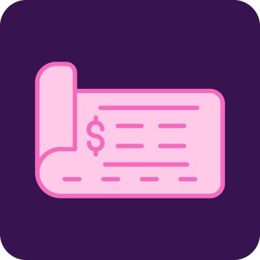 Dolar gagası ikon vektör illüstrasyonu