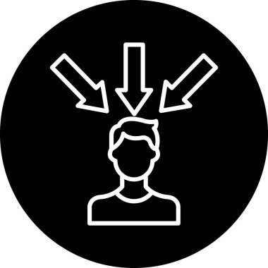 Moda tarzında izole edilmiş erkek simgesi