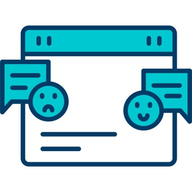 Üzücü mesaj. Basit resimleme