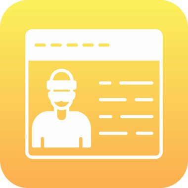 Web simgesi vektör illüstrasyonu