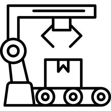 Kazı ikonu. özet vektörü