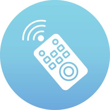 Uzaktan kumanda simge vektör çizim