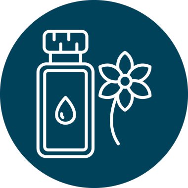 Parfüm. Web simgesi basit illüstrasyon