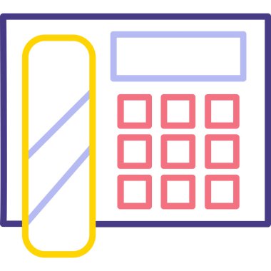 hesap makinesi simgesi, vektör illüstrasyon tasarımı