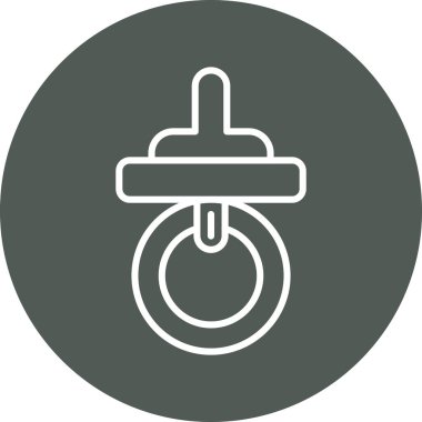 Modern b 'nin vektör illüstrasyonu eksik simgesi