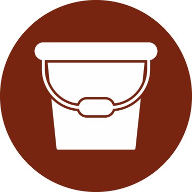 Kova. Web simgesi basit tasarım