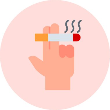 sigara ikonu vektör illüstrasyonu