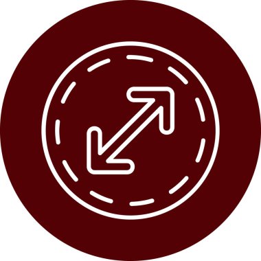 Yol işaretinin vektör illüstrasyonu