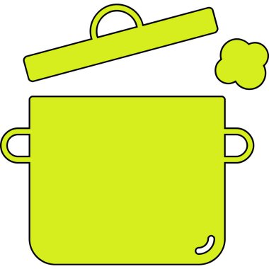 Çizgi film yiyeceklerinin vektör çizimi