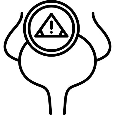 Kanser hastalığı ikonu, vektör illüstrasyonu