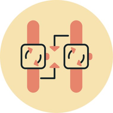 seo modern simgesinin vektör illüstrasyonu