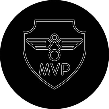 Benzersiz kalkan vektör simgesi ph