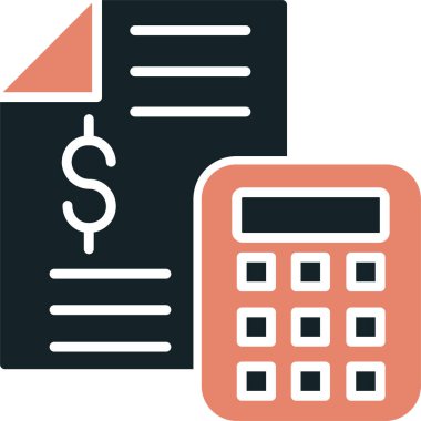 iş düz vektör simgesi