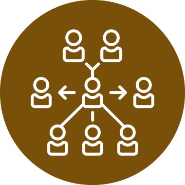 şebeke. Web simgesi basit illüstrasyon