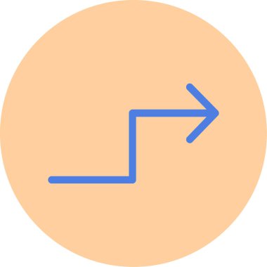 ok simgesi, vektör illüstrasyonu