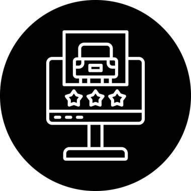 dizüstü bilgisayar simgesi, vektör illüstrasyonu