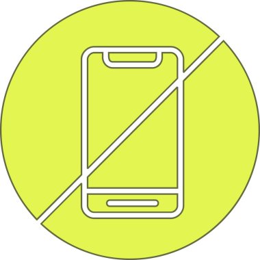 Telefon simgesi vektör illüstrasyonu