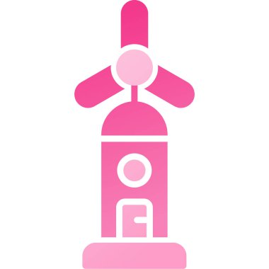 Bir roket simgesinin vektör çizimi