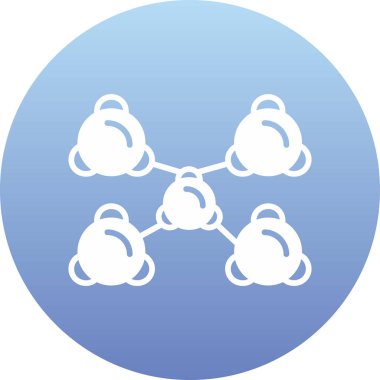 bulut hesaplama vektörü simgesi